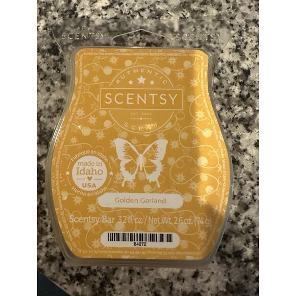 scentsy wax bars Golden Garland - Picture 1 of 2